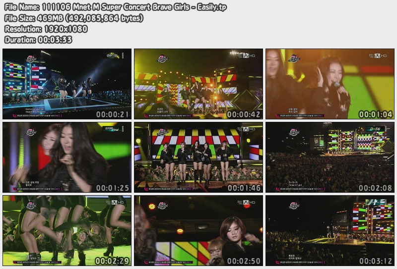 111106 Mnet M Super Concert Brave Girls - Easily.jpg