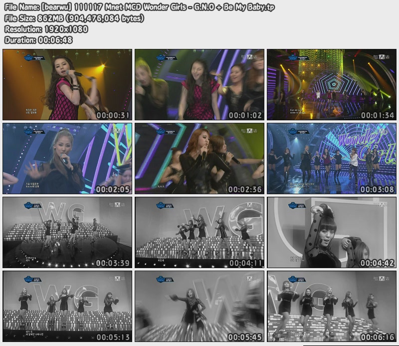 [bearwu] 111117 Mnet MCD Wonder Girls - G.N.O   Be My Baby.jpg