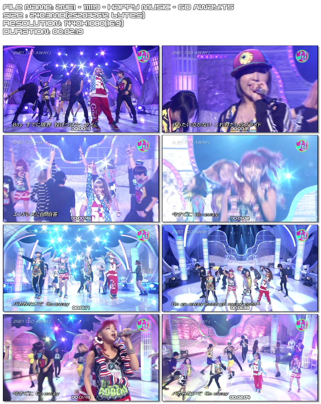 2NE1 - Go Away (111119   111120) Music Japan12.jpg