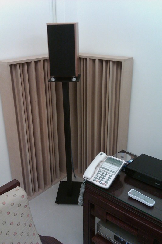 看來擴散板似乎還差二大片,三小片,疊起來的高度似乎才夠用