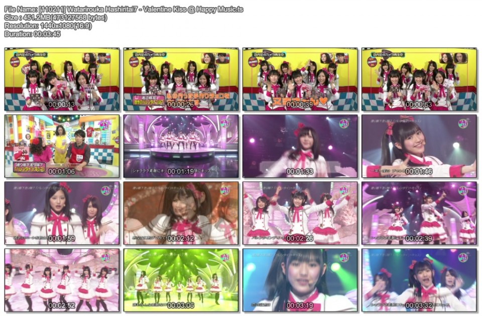 [110211] Watarirouka Hashiritai7 - Valentine Kiss @ Happy Music.ts.jpg