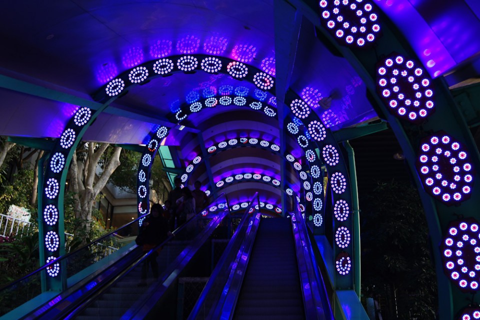 美輪美奐的手扶梯~~