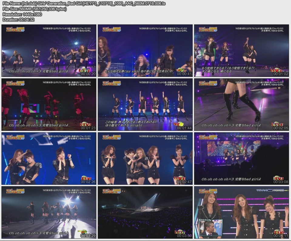 [hd.club] Girls\' Generation_Bad Girl [HEY!^3_110718]_1080_AAC_560M.0718.006.jpg