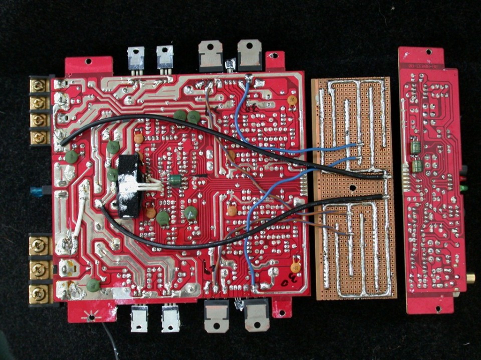 600W BEINZE D類擴大機 機板改裝後