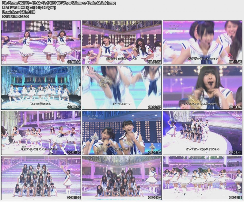 NMB48 - Oh My God! (111101 Waga Kokoro no Osaka Melody).jpg