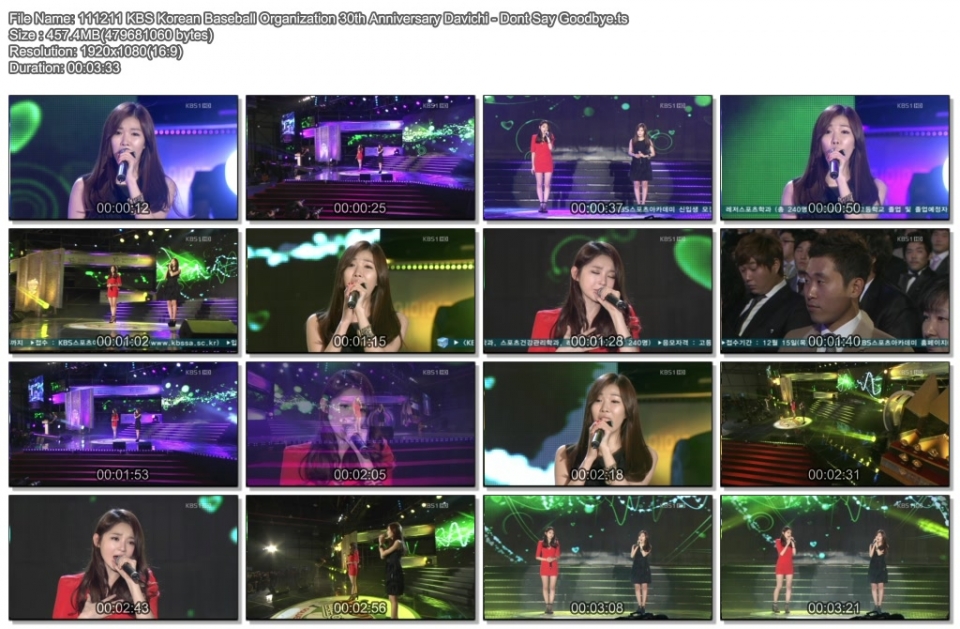 111211 KBS Korean Baseball Organization 30th Anniversary Davichi - Dont Say Goodbye.ts.jpg