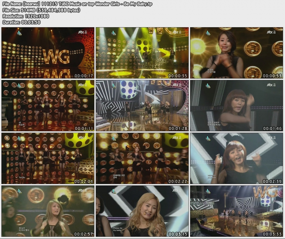 [bearwu] 111215 TJBC Music on top Wonder Girls - Be My Baby.jpg