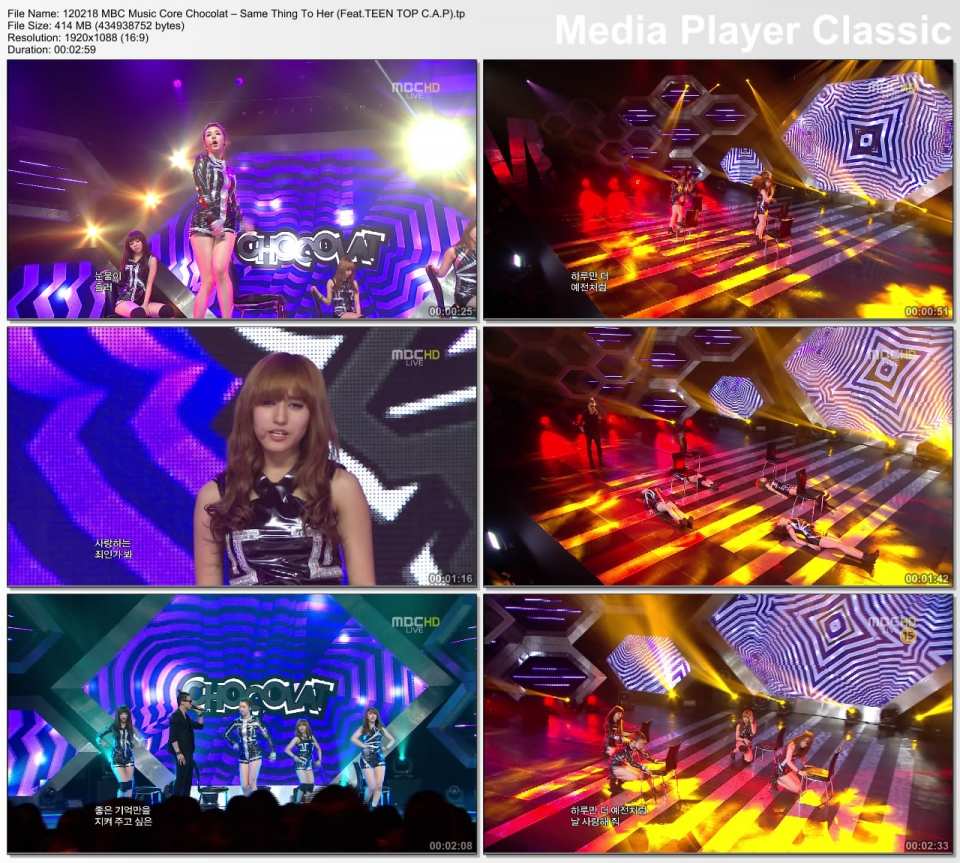 120218 MBC Music Core Chocolat – Same Thing To Her (Feat.TEEN TOP C.A.P).tp_thu.jpg