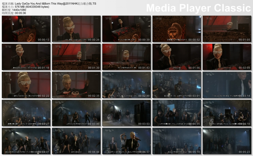 Lady GaGa-You And I&Born This Way@2011NHK紅白歌合戰.jpg