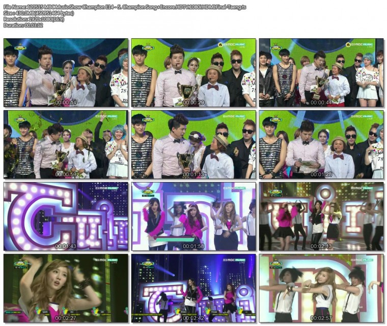 120515 MBC Music Show Champion E14 - 5. Champion Song Encore.HDTV.1080i.HDMI.Fin.jpg
