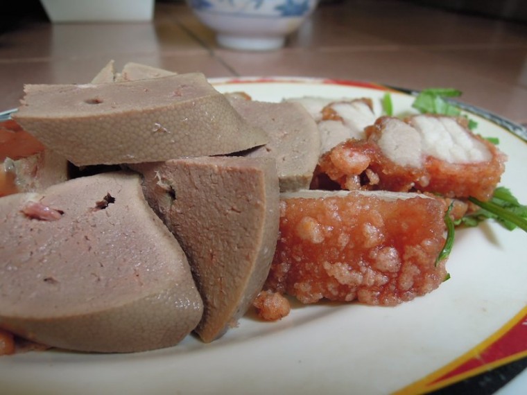 豬肝、燒肉(各30