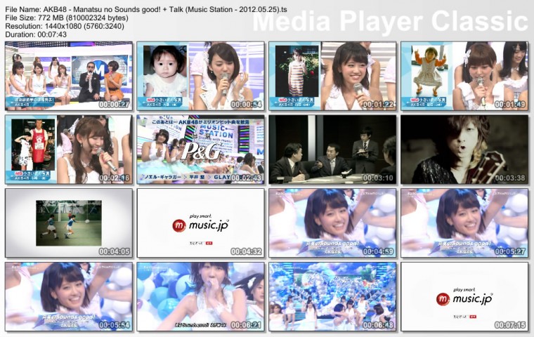 AKB48 - Manatsu no Sounds good!   Talk (Music Station - 2012.05.25).ts_thumbs_[2.jpg