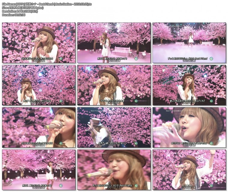 [HDTV] 西野カナ - Best Friend (Music Station - 2010.03.05).ts.jpg