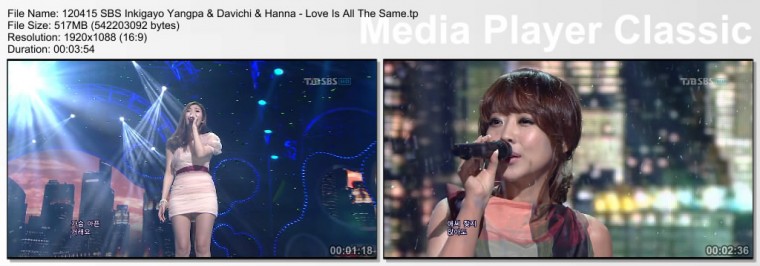 120415 SBS Inkigayo Yangpa & Davichi & Hanna - Love Is All The Same.tp_thumbs_[2.jpg