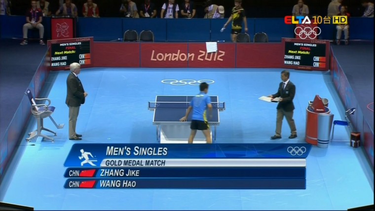 CHT MOD 2012 London Olympics Men Single Table Tennis Gold Medal Match - CHN Zhan.jpg