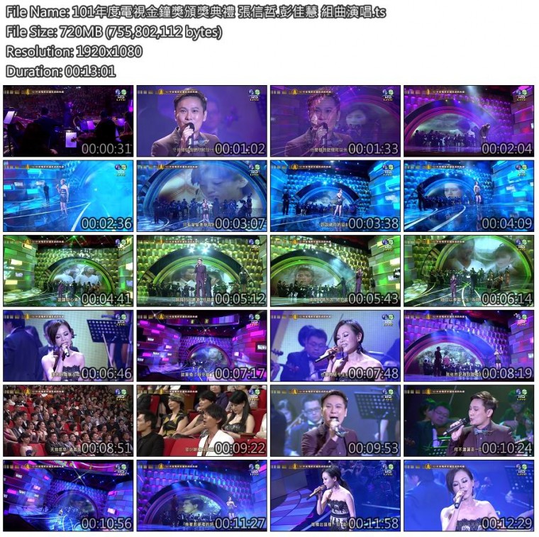 101年度電視金鐘獎頒獎典禮 張信哲.彭佳慧 組曲演唱.jpg