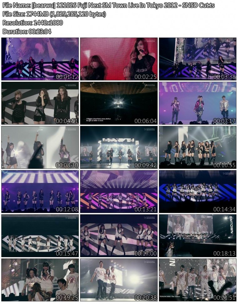 [bearwu] 121026 Fuji Next SM Town Live In Tokyo 2012 - SNSD Cut.jpg