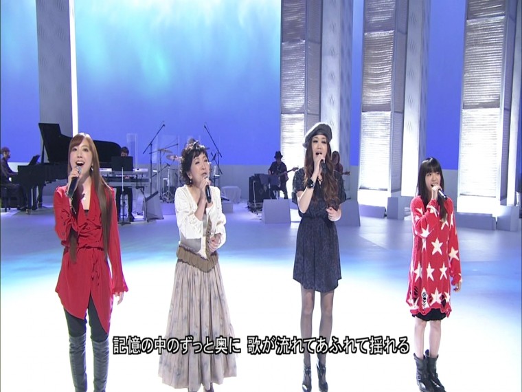 [HDTV][1080P] 森山良子×平原绫香×JUJU×miwa - すべてが歌になっていった (Music F.jpg