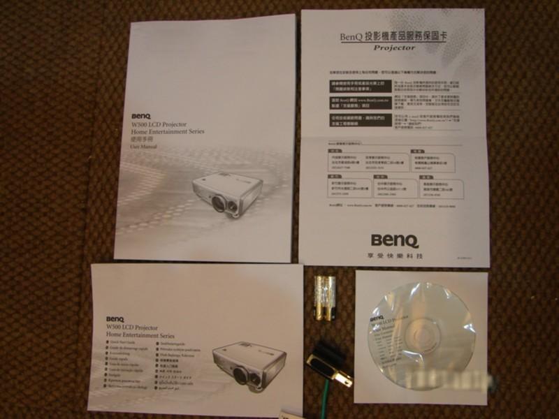 配件說明書內容物