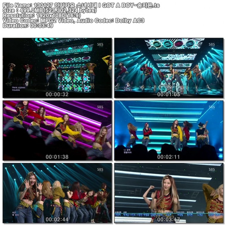 130127 인기가요 소녀시대 I GOT A BOY-송지은.ts.jpg