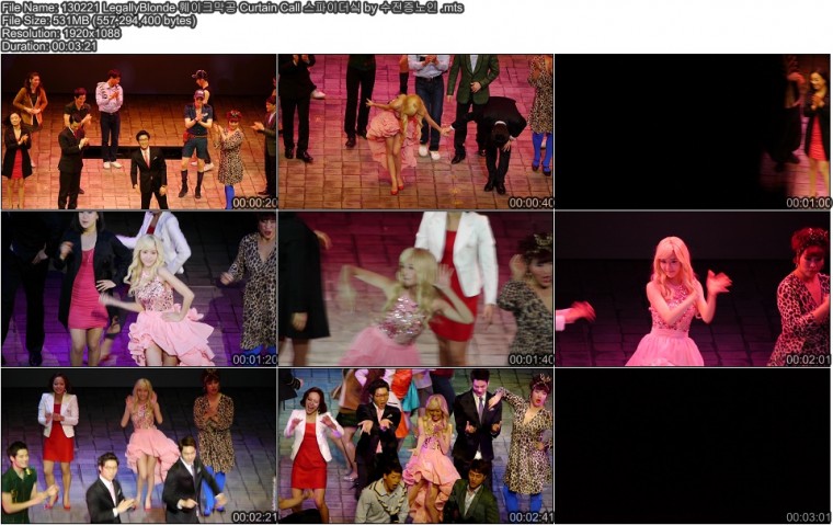 130221 LegallyBlonde 훼이크막공 Curtain Call 스파이더싴 by 수전증노인 .mts.jpg.jpg