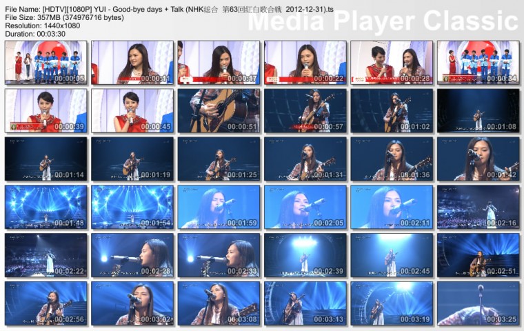 [HDTV][1080P] YUI - Good-bye days + Talk (NHK総合  第63回紅白歌合戦  2012-12-31).jpg