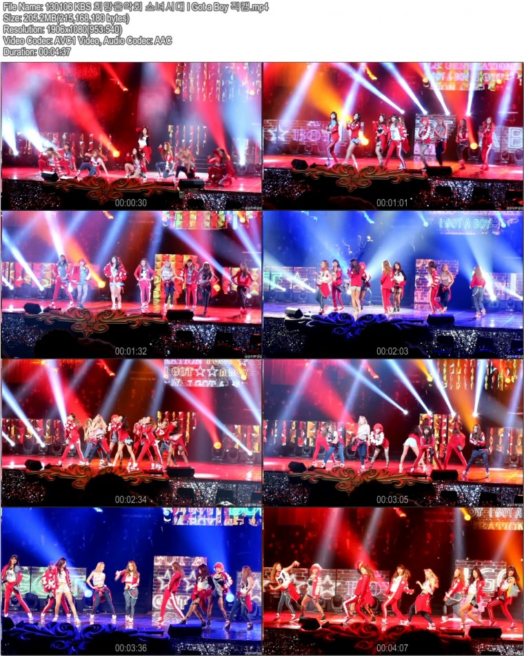 130106 KBS 희망음악회 소녀시대 I Got a Boy 직캠.mp4.jpg