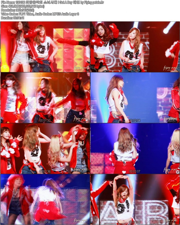 130106 희망음악회 소녀시대 I Got A Boy 태연 by Flying petals.flv.jpg