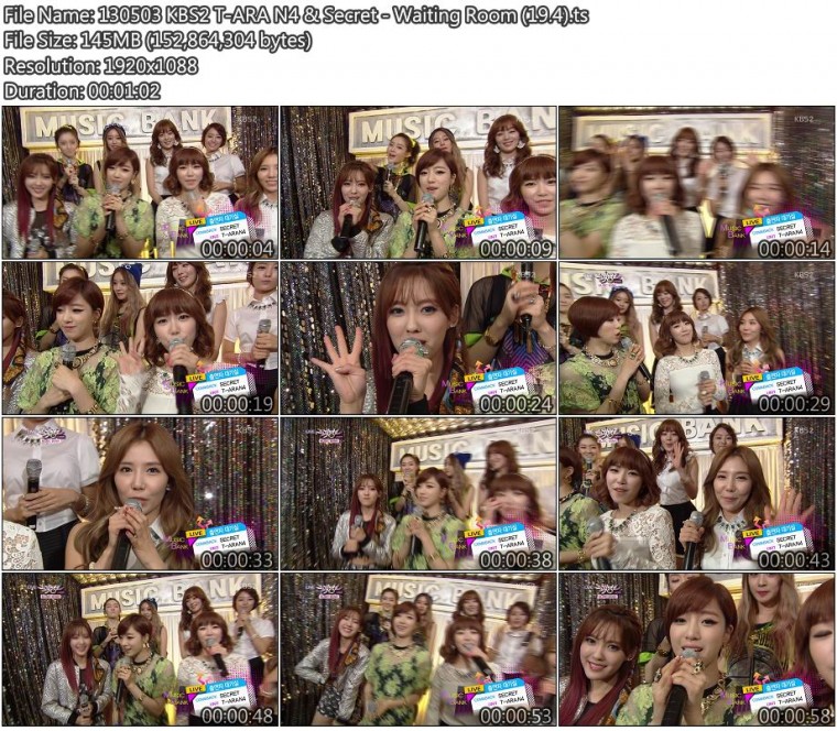 130503 KBS2 T-ARA N4 & Secret - Waiting Room (19.4).jpg