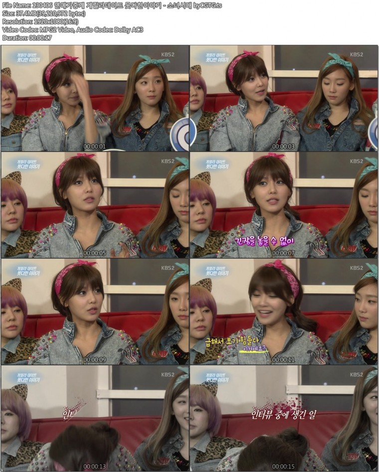 130406 연예가중계 게릴라데이트 못다한이야기 - 소녀시대 byCGTG.ts.jpg