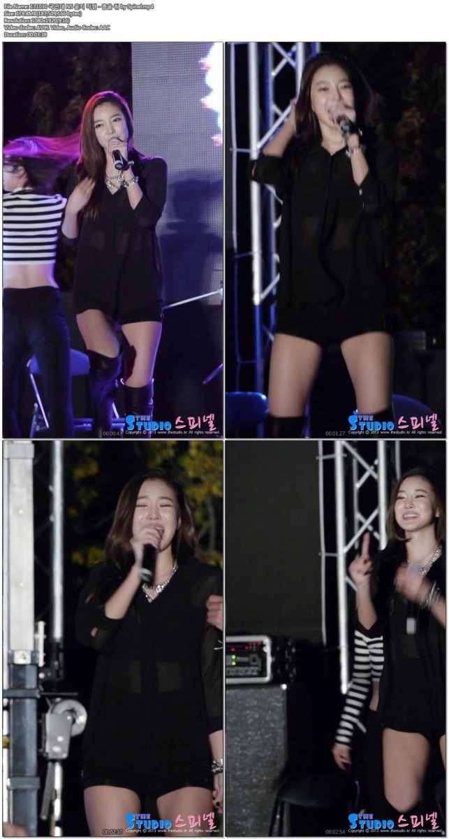 131030 국민대 NS 윤지.달샤벳 우희 직캠 by Spinel07.jpg