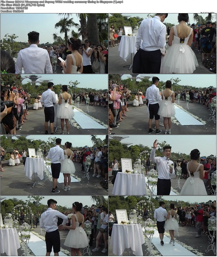 090414 Wooyoung and Seyong WGM wedding ceremony filming in Singapore (1).JPG