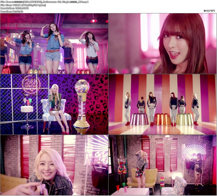 헬로비너스(HELLOVENUS)_Hellovenus 4th Single 끈적끈적_MV.JPG