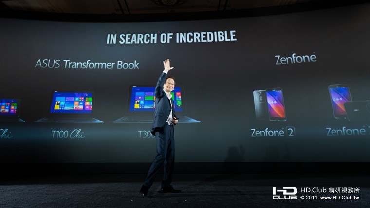 華碩董事長施崇棠今日於2015國際消費性電子展(CES)記者會中以「Experience 2Morrow」.jpg