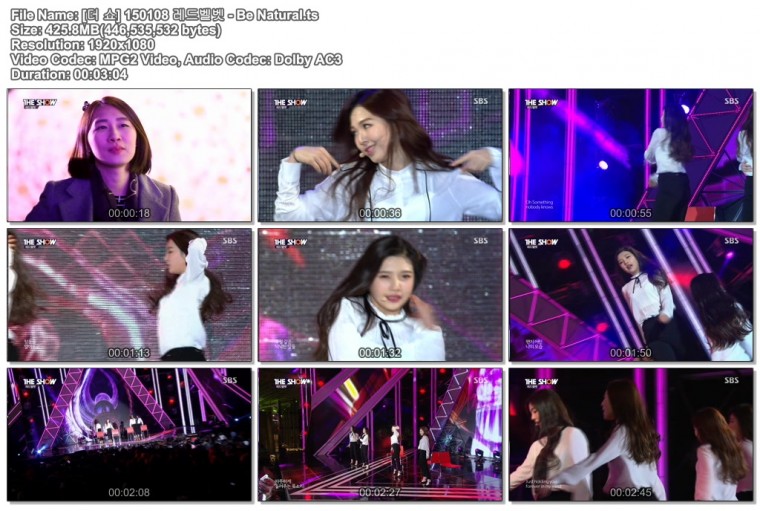 [더 쇼] 150108 레드벨벳 - Be Natural.ts.jpg