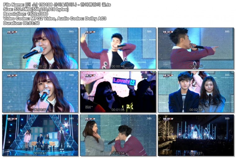 [더 쇼] 150108 산이&레이나 - 한여름밤의 꿀.ts.jpg