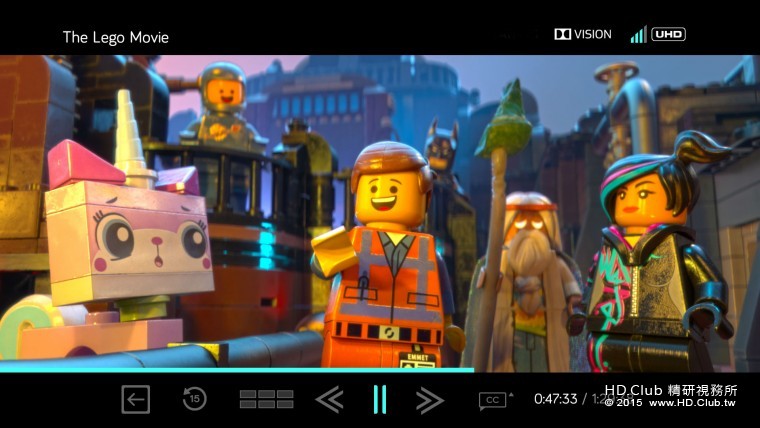 VUDU 播放4K超高畫質 Dolby Vision《樂高玩電影》.jpg