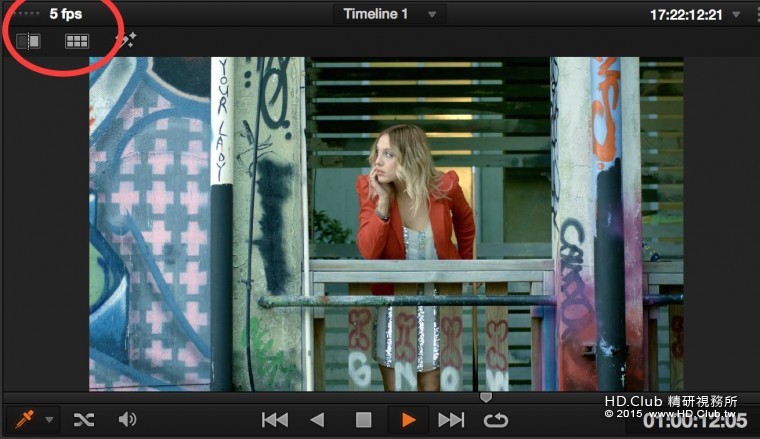 左上角的數字已經告訴我效能不足了