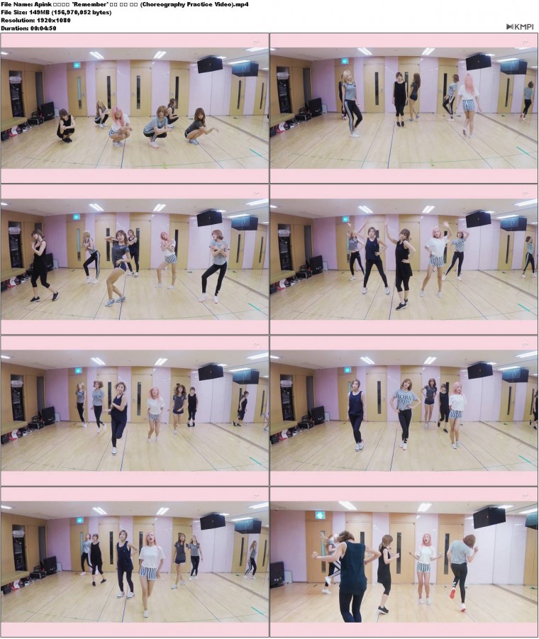 Apink 에이핑크 \'Remember\' 안무 연습 영상 (Choreography Practice .jpg