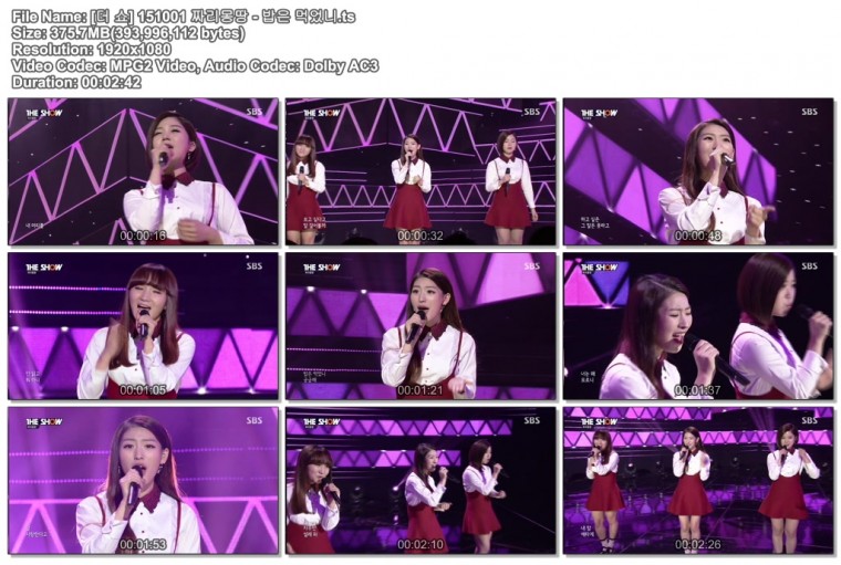 [더 쇼] 151001 짜리몽땅 - 밥은 먹었니.ts.jpg