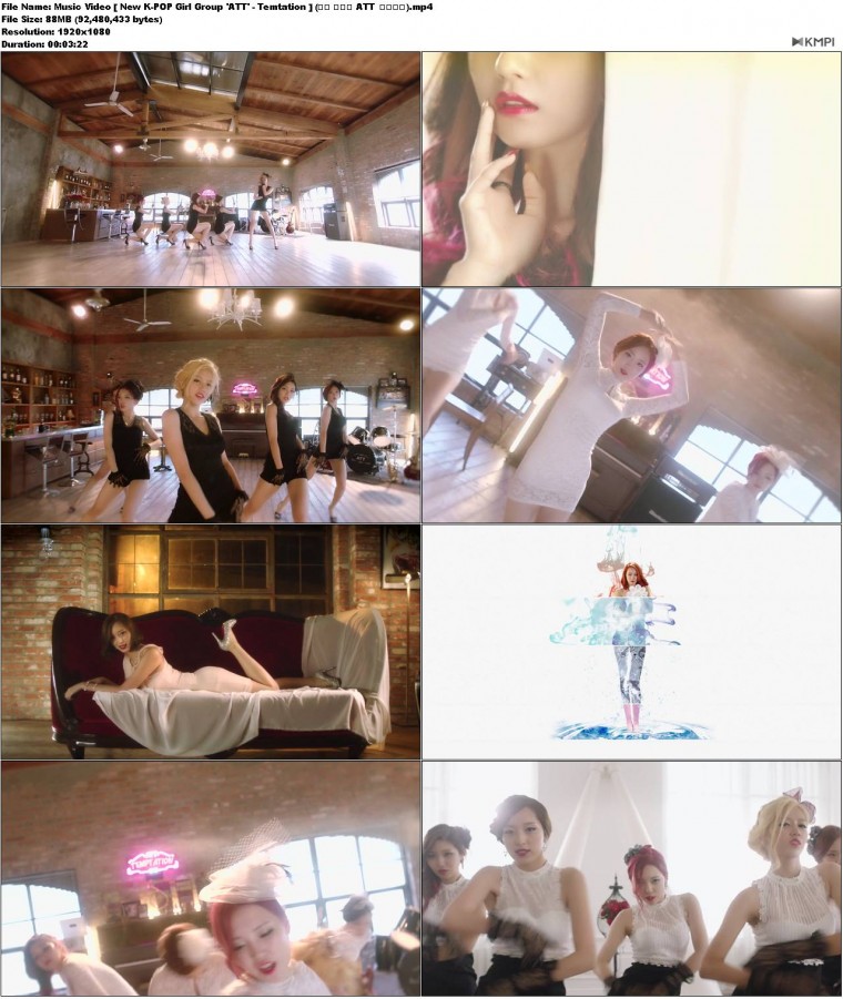 Music Video [ New K-POP Girl Group \'ATT\' - Temtation ] (신인 걸.jpg
