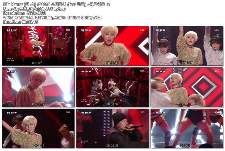 [더 쇼] 151015 스테파니 (feat.파로) - 위로위로.ts.jpg
