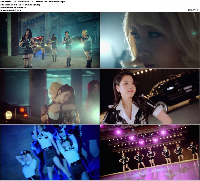 워너비 WANNA.B - 손들어 Hands Up Official MV.JPG