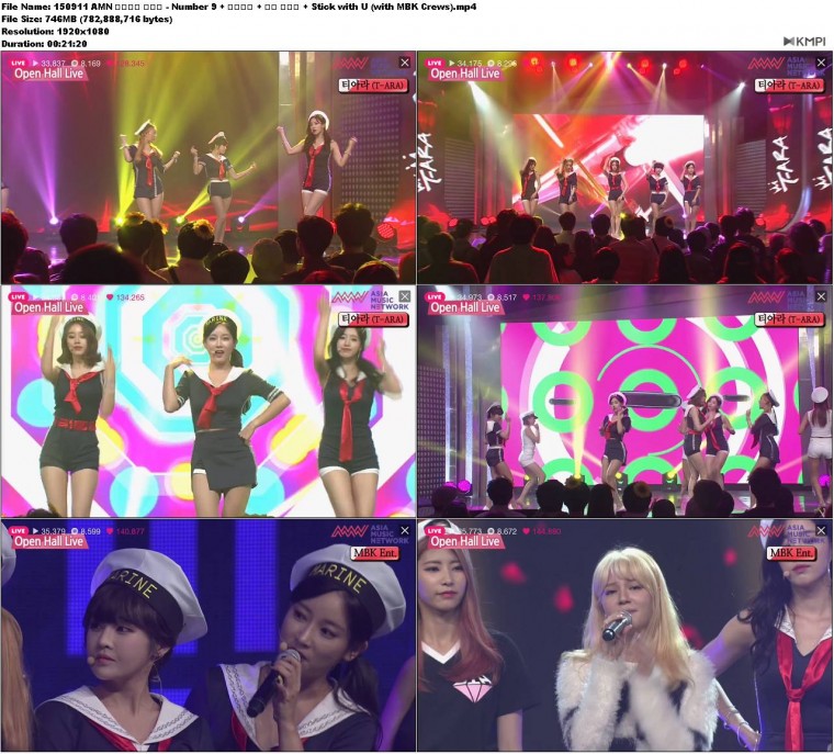 150911 AMN 쇼케이스 티아라 - Number 9   롤리폴리   완전 미쳤네   Stick with U (w.jpg