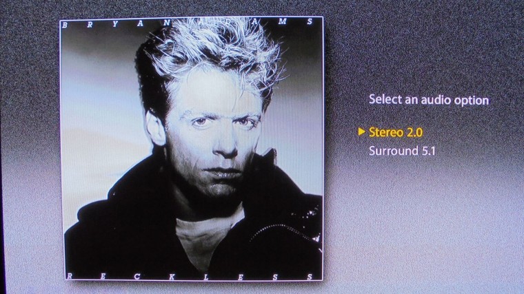 碟片放進播放機看第一個看到的主選單畫面