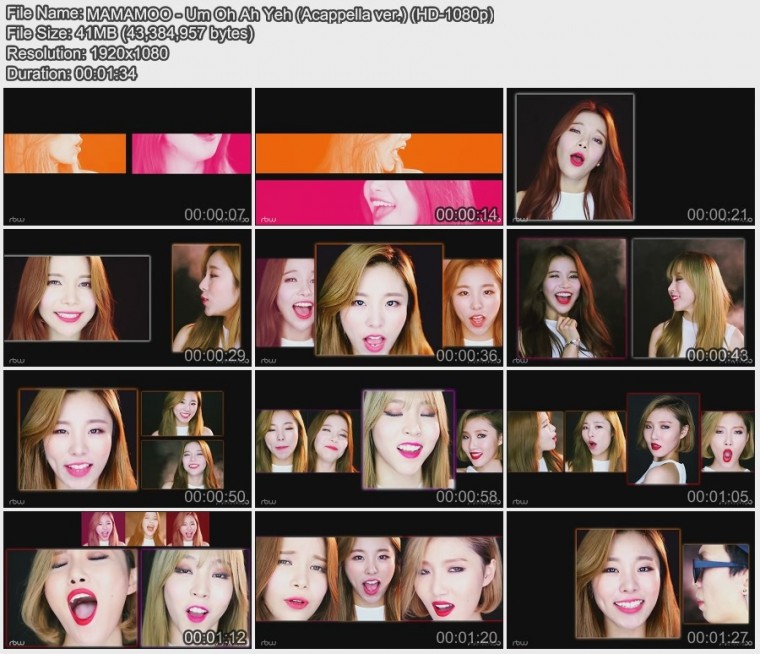 MAMAMOO - Um Oh Ah Yeh (Acappella ver.) MV.1080p.jpg