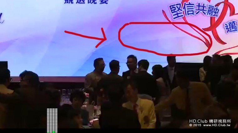 箭咀的地方，是個LED WALL 