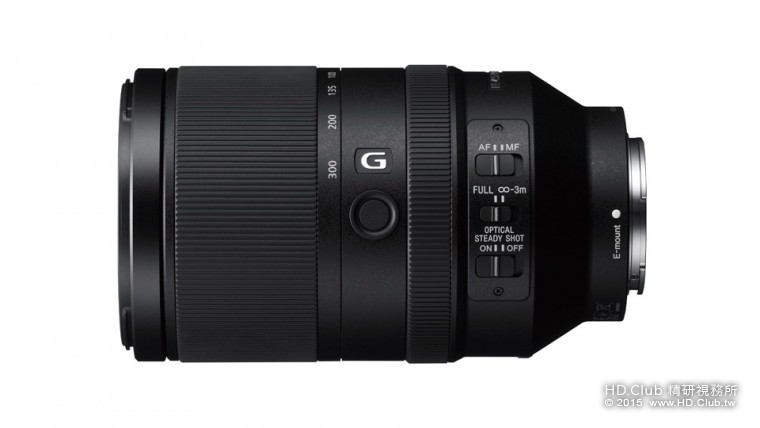 Sony【SEL70300G】在同級鏡頭中，擁有領先業界的特寫拍攝表現；同時內建 SteadyShot .jpg