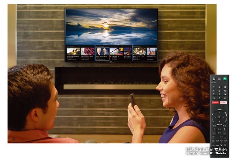 圖2)Sony 全新系列BRAVIA 4K HDR液晶電視支援Android TV智慧電視平台，搭配搭載於電視.jpg