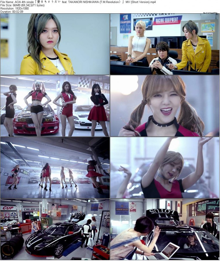 AOA 4th single「愛をちょうだい feat. TAKANORI NISHIKAWA (T.M.Revolution）」MV (S.jpg